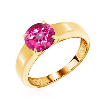 Купить оптом кольцо из серебра с топазом 1320071106-30 от Krasnoe