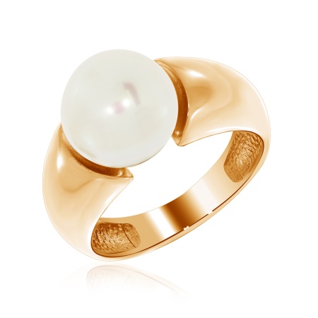 Купить оптом кольцо из серебра с жемчугами 1320051392-1 от Krasnoe