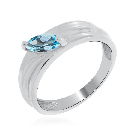 Купить оптом кольцо из серебра с топазом 1340071673 от Krasnoe