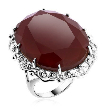 Купить оптом кольцо из серебра с агатом 1310395144-31 от Krasnoe