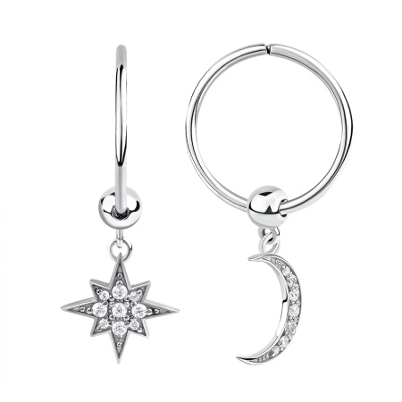 Купить оптом серьги из серебра с фианитами 2340204784л от Krasnoe