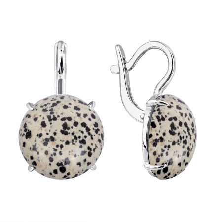 Купить оптом серьги из серебра с яшмой 2340305145 от Krasnoe