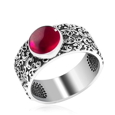 Купить оптом кольцо из серебра с агатом 1310391366-37 от Krasnoe