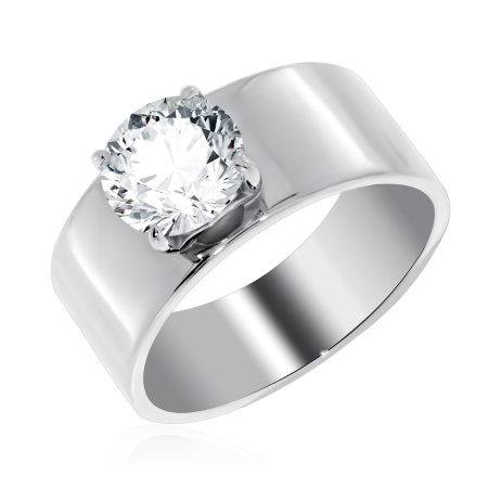 Купить оптом кольцо из серебра с фианитом 1340201114-1 от Krasnoe