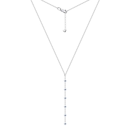 Купить оптом колье из серебра с фианитами 8340202241-3-45 от Krasnoe