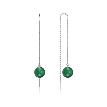 Купить оптом серьги из серебра с агатами 2340390711-3-60 от Krasnoe