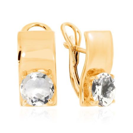 Купить оптом серьги из серебра с хрусталём 2320521114 от Krasnoe