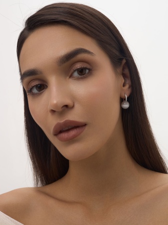 Купить оптом серьги из серебра с кошачий глазами 2340264318-21 от Krasnoe