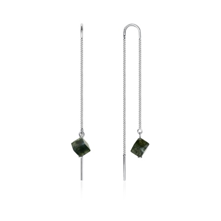 Купить оптом серьги из серебра с агатами 2340390705-6-60 от Krasnoe