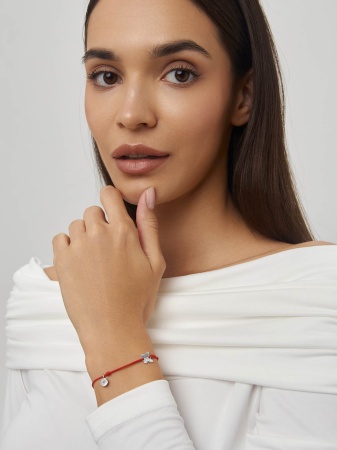 Купить оптом браслет из серебра с фианитами 4340209168 от Krasnoe