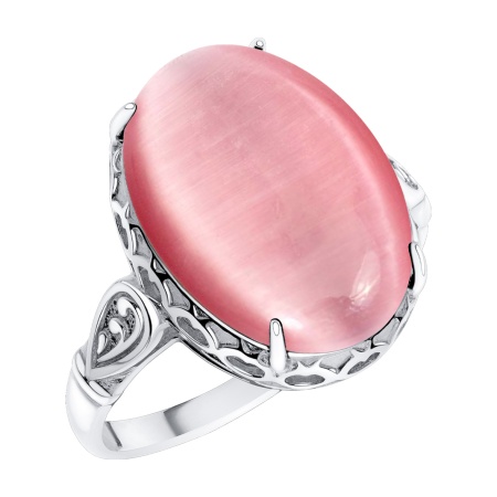 Купить оптом кольцо из серебра с кошачий глазом 1340265721-30 от Krasnoe