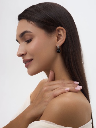 Купить оптом серьги из серебра с агатами 2340391856-20 от Krasnoe