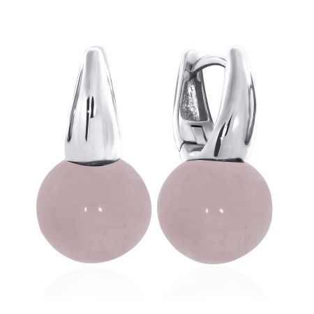 Купить оптом серьги из серебра с кварцем 2340100799-30 от Krasnoe