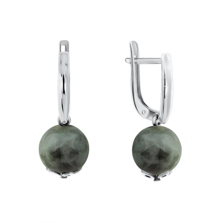 Купить оптом серьги из серебра с кошачий глазами 2340530307-3-21 от Krasnoe