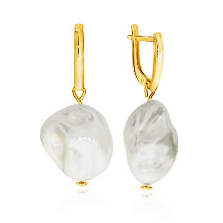 Купить оптом серьги из серебра с жемчугом 2318241302-1 от Krasnoe