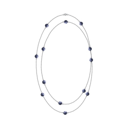 Купить оптом колье из серебра с танзанитами 8340966192-110 от Krasnoe