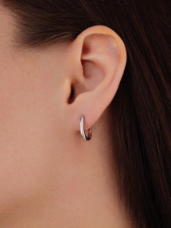 Купить оптом серьги из серебра без вставок 2340405181 от Krasnoe