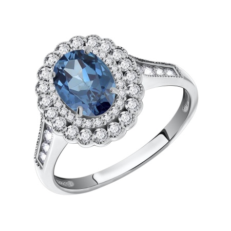 Купить оптом кольцо из серебра с фианитами 1340200184л-76 от Krasnoe