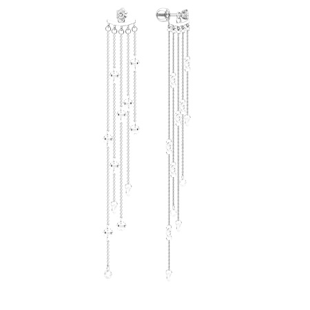 Купить оптом серьги из серебра с фианитами 2340202251-9 от Krasnoe