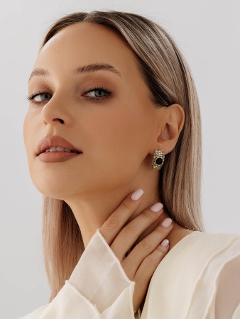 Купить оптом серьги из серебра с агатами 2317391755-20 от Krasnoe