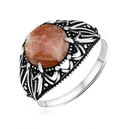 Купить оптом кольцо из серебра с солнечником 1310С21868 от Krasnoe