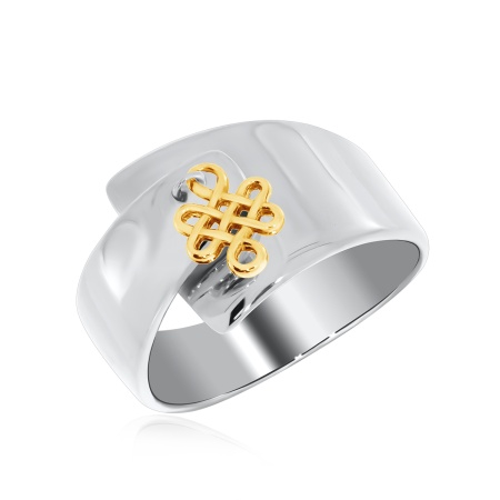 Купить оптом кольцо из серебра без вставок 1350401732-5 от Krasnoe