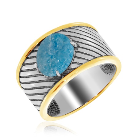 Купить оптом кольцо из серебра с виоланом 1317В01757 от Krasnoe