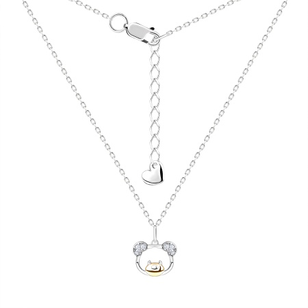 Купить оптом колье из серебра с фианитами 8350205200л-16-35 от Krasnoe