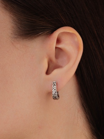 Купить оптом серьги из серебра без вставок 2310405839 от Krasnoe