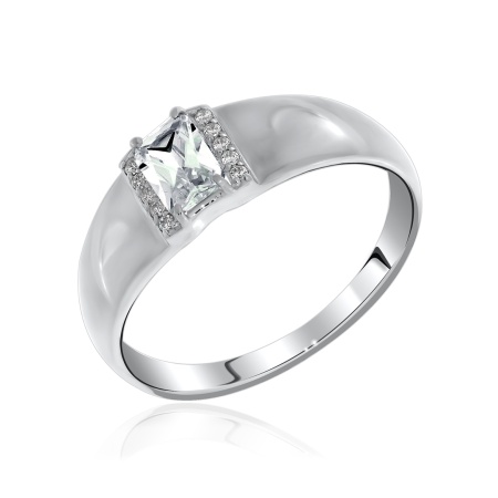 Купить оптом кольцо из серебра с фианитами 1340200266 от Krasnoe