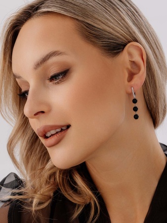 Купить оптом серьги из серебра с агатами 2340390309-20 от Krasnoe