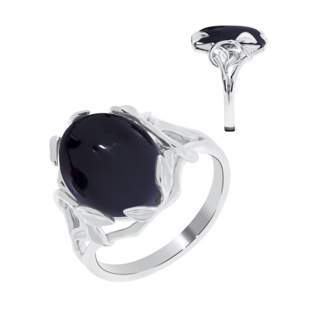 Купить оптом кольцо из серебра с агатом 1340391929-20 от Krasnoe