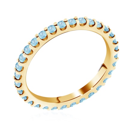 Купить оптом кольцо из серебра с топазами 1318071315-185 от Krasnoe