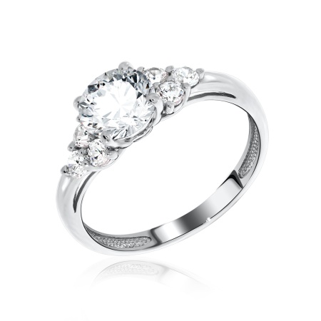 Купить оптом кольцо из серебра с фианитами 1340200997 от Krasnoe