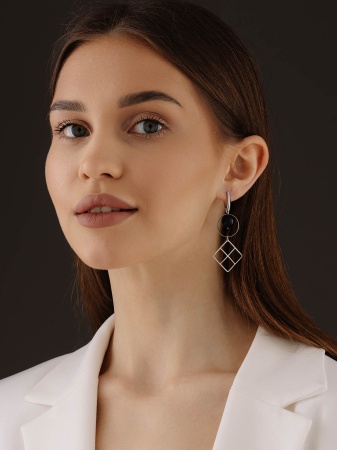 Купить оптом серьги из серебра с агатами 2340391520-20 от Krasnoe