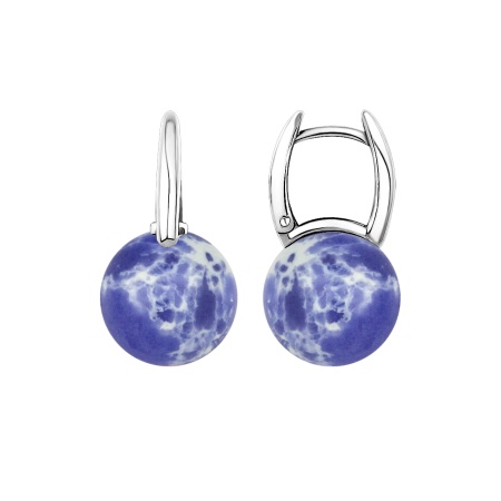 Купить оптом серьги из серебра с агатами 2340394318-1-80 от Krasnoe