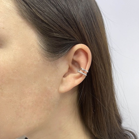 Купить оптом серьги из серебра с фианитами 2340204894л от Krasnoe