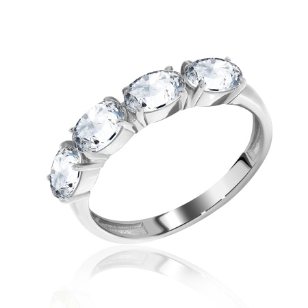 Купить оптом кольцо из серебра с фианитами 1340201182 от Krasnoe