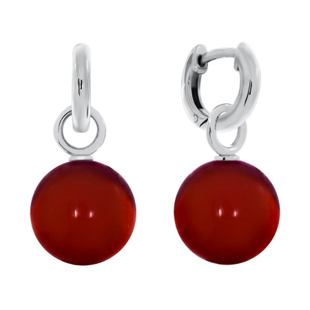 Купить оптом серьги из серебра с агатами 2340391418-31 от Krasnoe