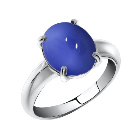 Купить оптом кольцо из серебра с халцедоном 1340600137-80 от Krasnoe