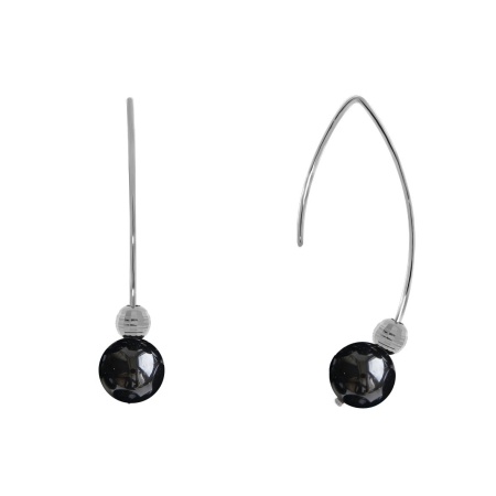 Купить оптом серьги из серебра с агатами 2340391068-20 от Krasnoe