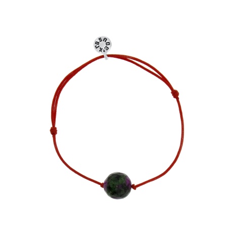 Купить оптом браслет из серебра с цоизитом 4340599156 от Krasnoe