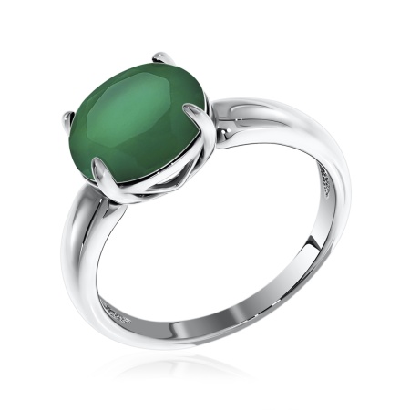 Купить оптом кольцо из серебра с агатом 1340390045-60 от Krasnoe