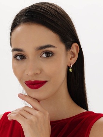 Купить оптом серьги из серебра с ситаллами 2340881799-65 от Krasnoe