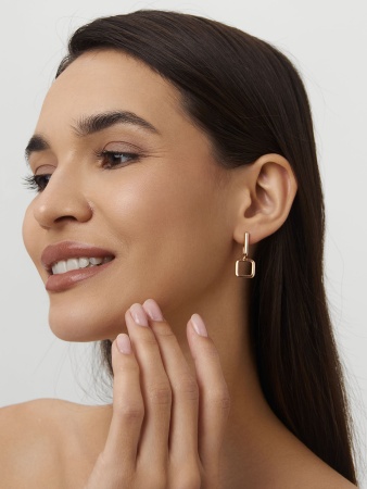 Купить оптом серьги из серебра без вставок 2320405302 от Krasnoe