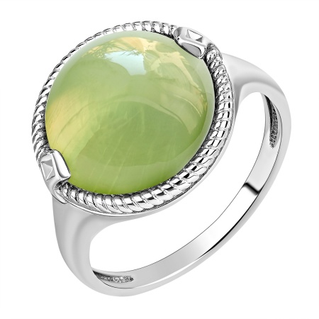 Купить оптом кольцо из серебра с празиолитом 1340175152 от Krasnoe