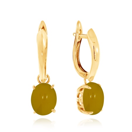 Купить оптом серьги из серебра с агатами 2320390901-50 от Krasnoe