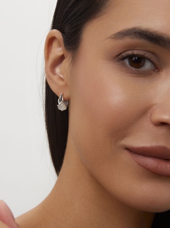 Купить оптом серьги из серебра с лунным камнем 2340935177 от Krasnoe