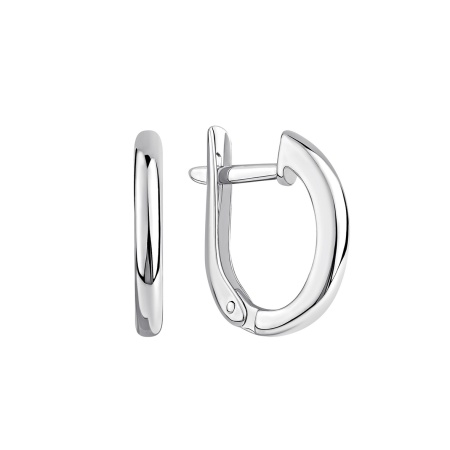 Купить оптом серьги из серебра без вставок 2340400365 от Krasnoe