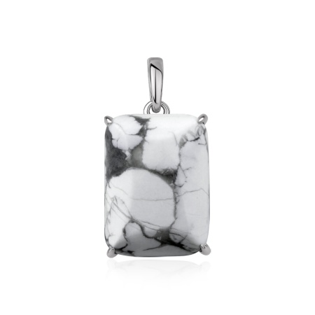 Купить оптом подвеска из серебра с кахолонгом 3340К06412-1 от Krasnoe